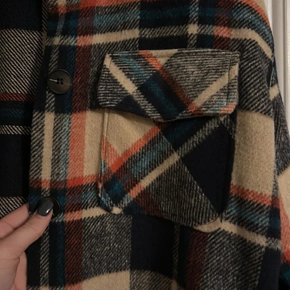 NWOT flannel shacket - Picture 3 of 4